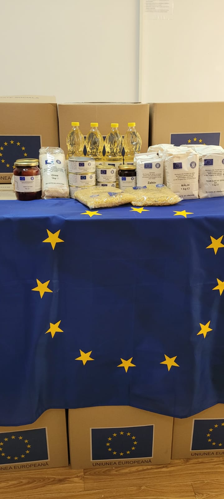 ANUNȚ Distribuire produse de igienă din fondurile UNIUNII EUROPENE POAD 2018/2021