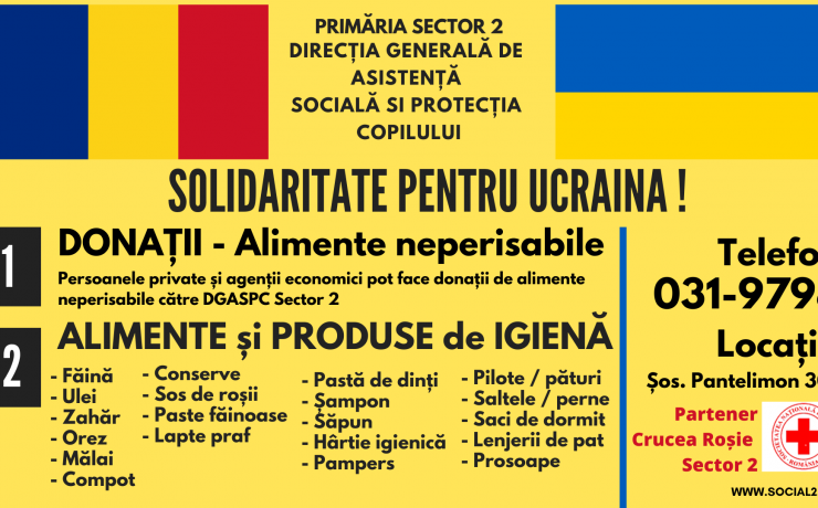 Solidaritate pentru Ucraina !