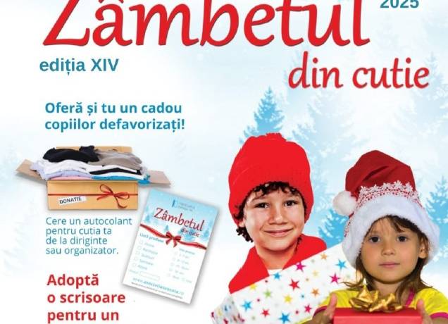 Campania Națională de Crăciun „Zâmbetul din Cutie” – Ediția a XIV-a, 2025